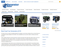 Tablet Screenshot of generatorgator.com